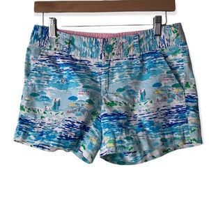 Lilly Pulitzer Women's Beach Print Shorts Size 2